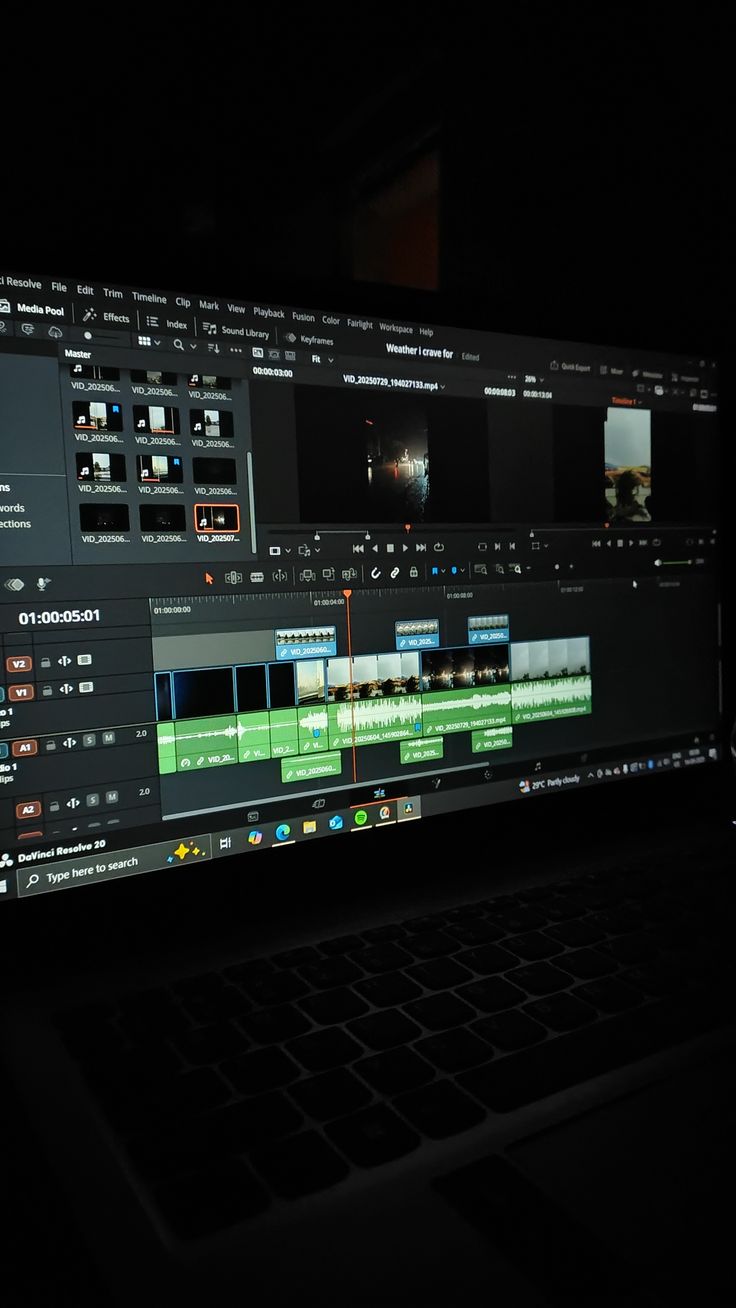 YouTube documentary editing